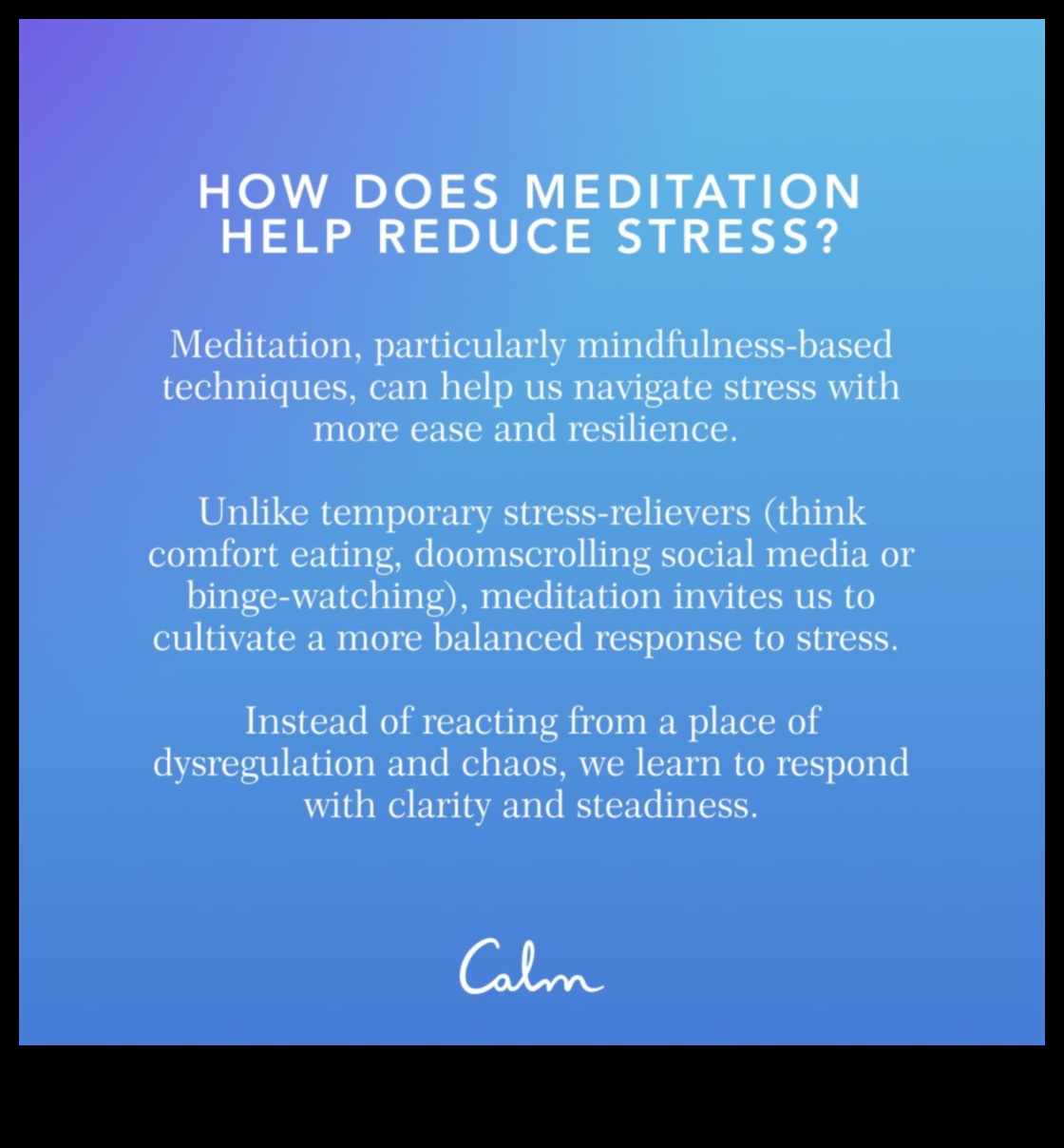 Nomieriniet haosu: kā meditācija uzlabo jūsu labsajūtu