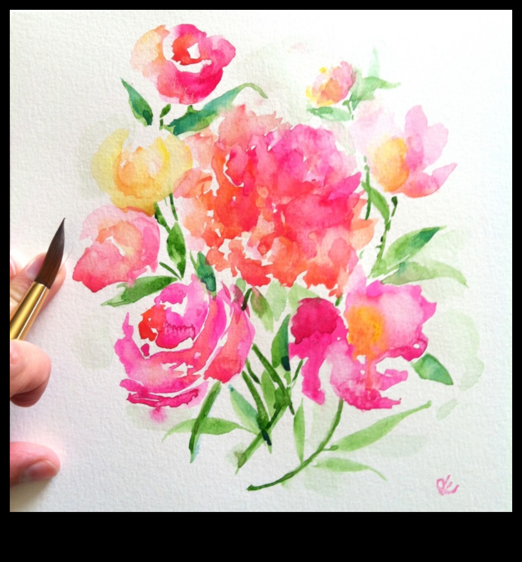 Elegances saplūšana: nevainojamu pāreju panākšana akvareļos