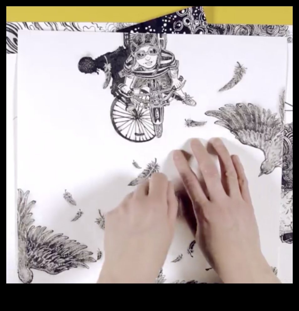 Tintes skicēšanas darbnīca: mākslinieciskās meistarības paņēmienu izpēte