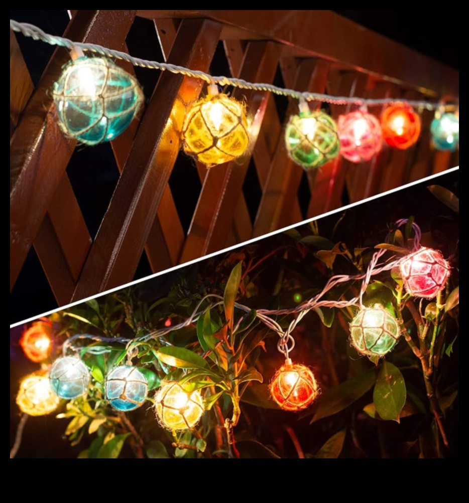 Radoši veidi, kā izrotāt ar gaismas virtenēm