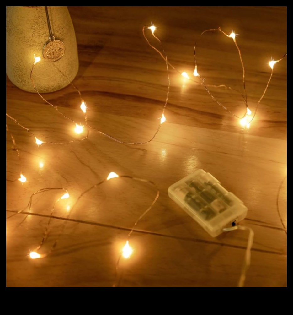 Radoši veidi, kā izrotāt ar gaismas virtenēm