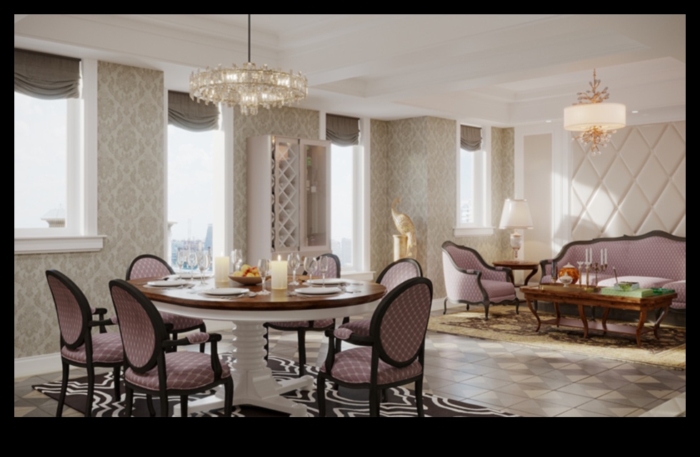 Viktorijas laika ēdamistabas dekoru idejas