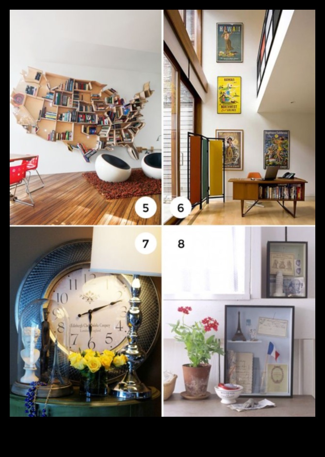 Radoši veidi, kā parādīt ceļojumu suvenīrus