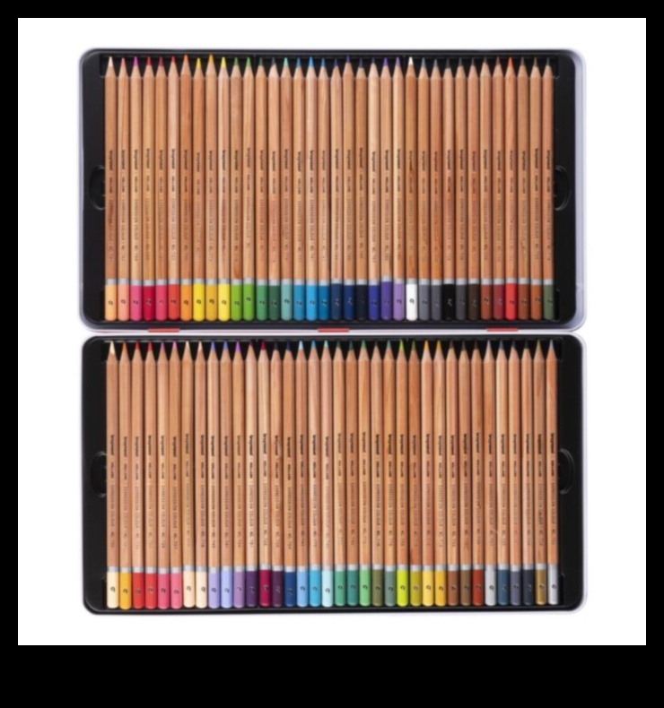 Ārpus reālisma: abstraktas izteiksmes krāsainu zīmuļu mākslā