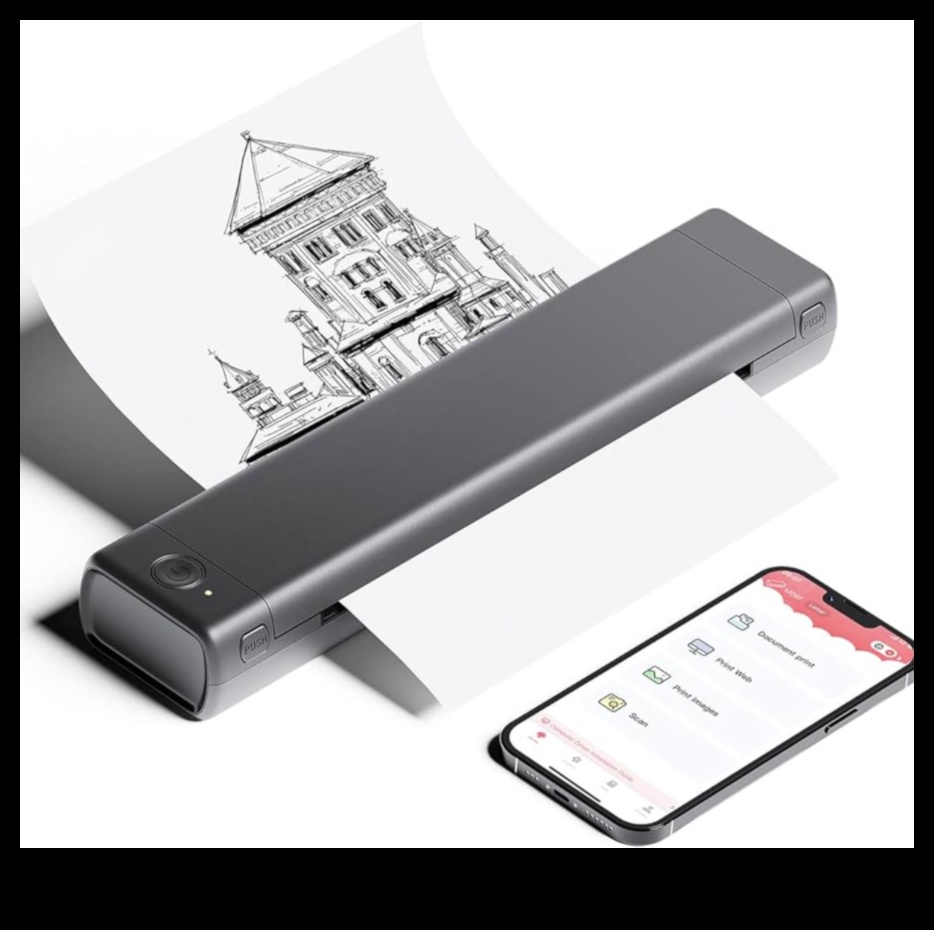 Portatīvie printeri: kompakti aksesuāri dokumentu drukāšanai, atrodoties ceļā