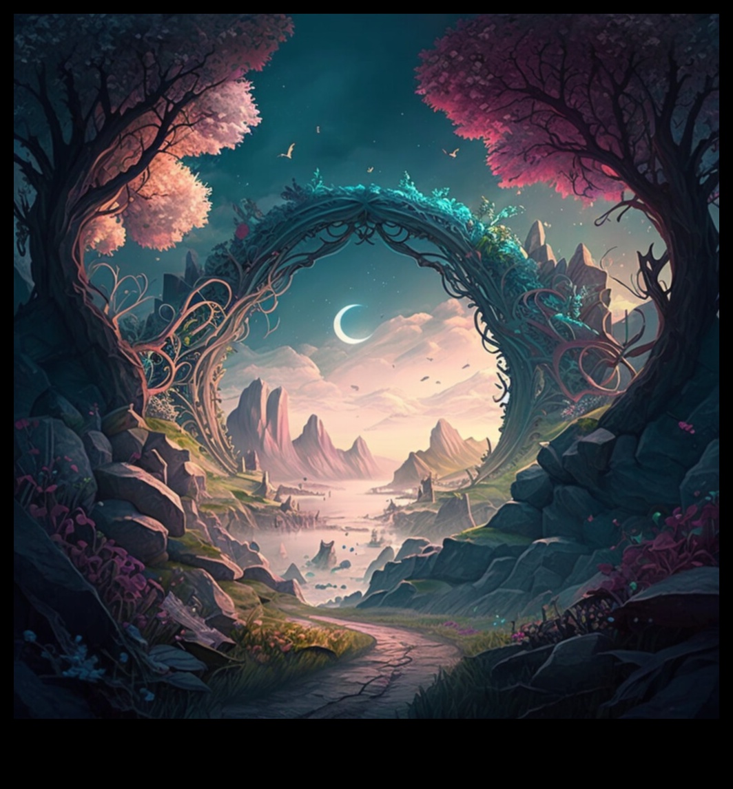 Iztēles sfēras: fantastisku pasaules ilustrācija