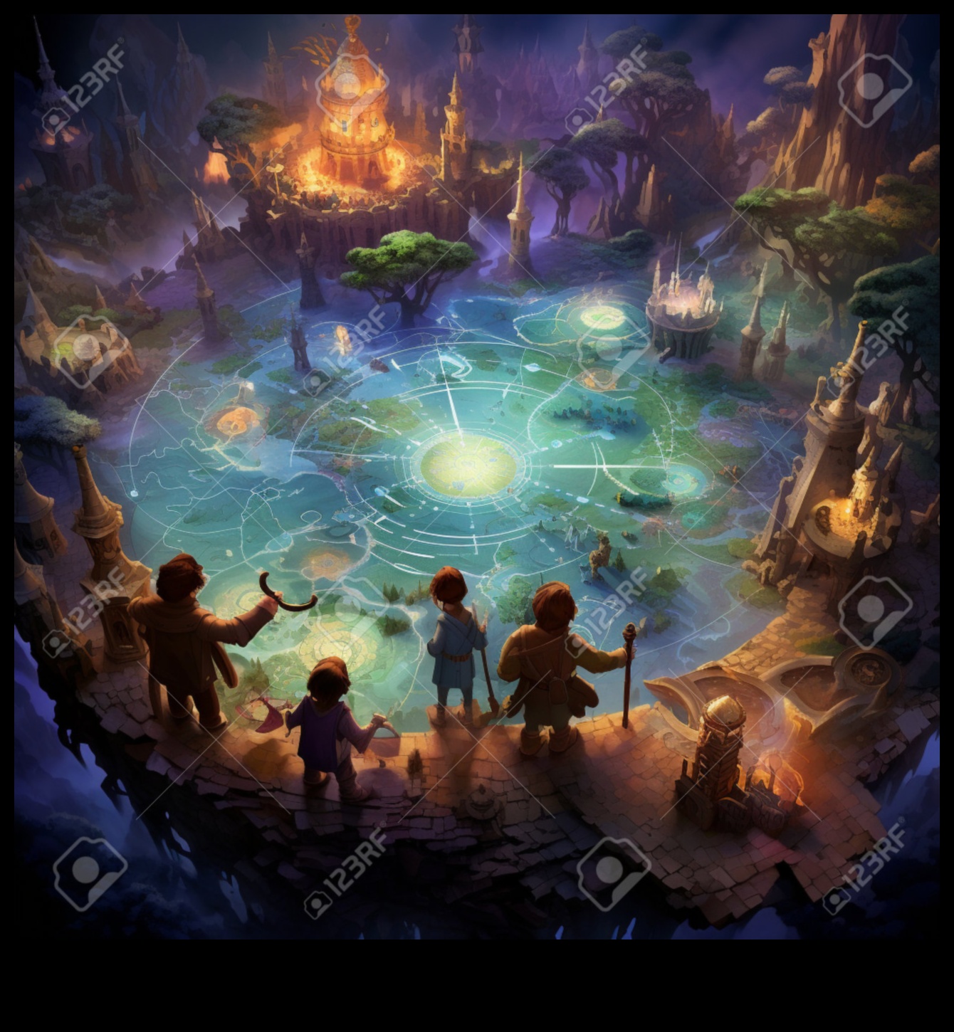 Iztēles sfēras: fantastisku pasaules ilustrācija