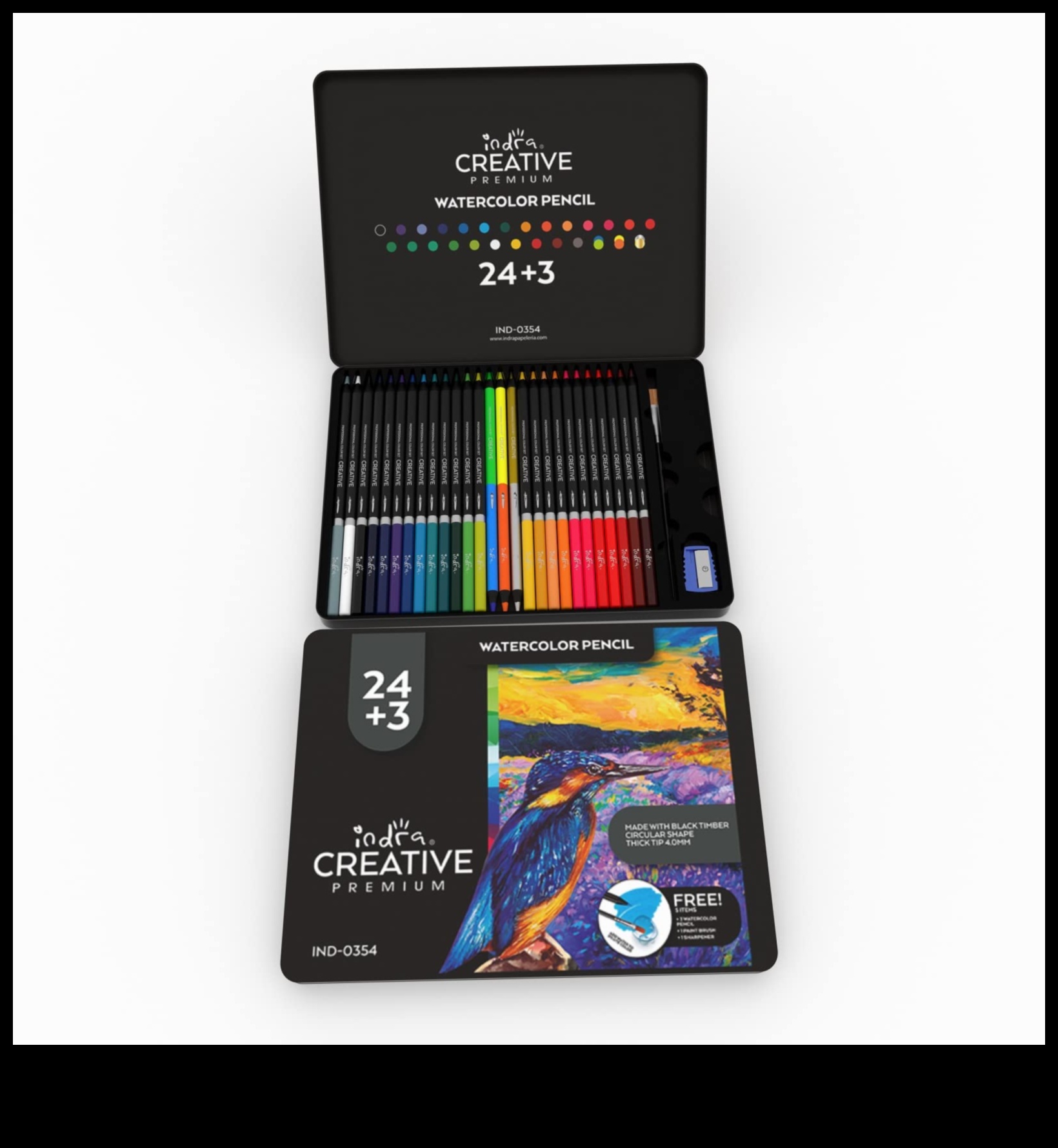 Nokrāsu burvība: izveidojiet burvīgas ainas ar akvareļu zīmuļiem