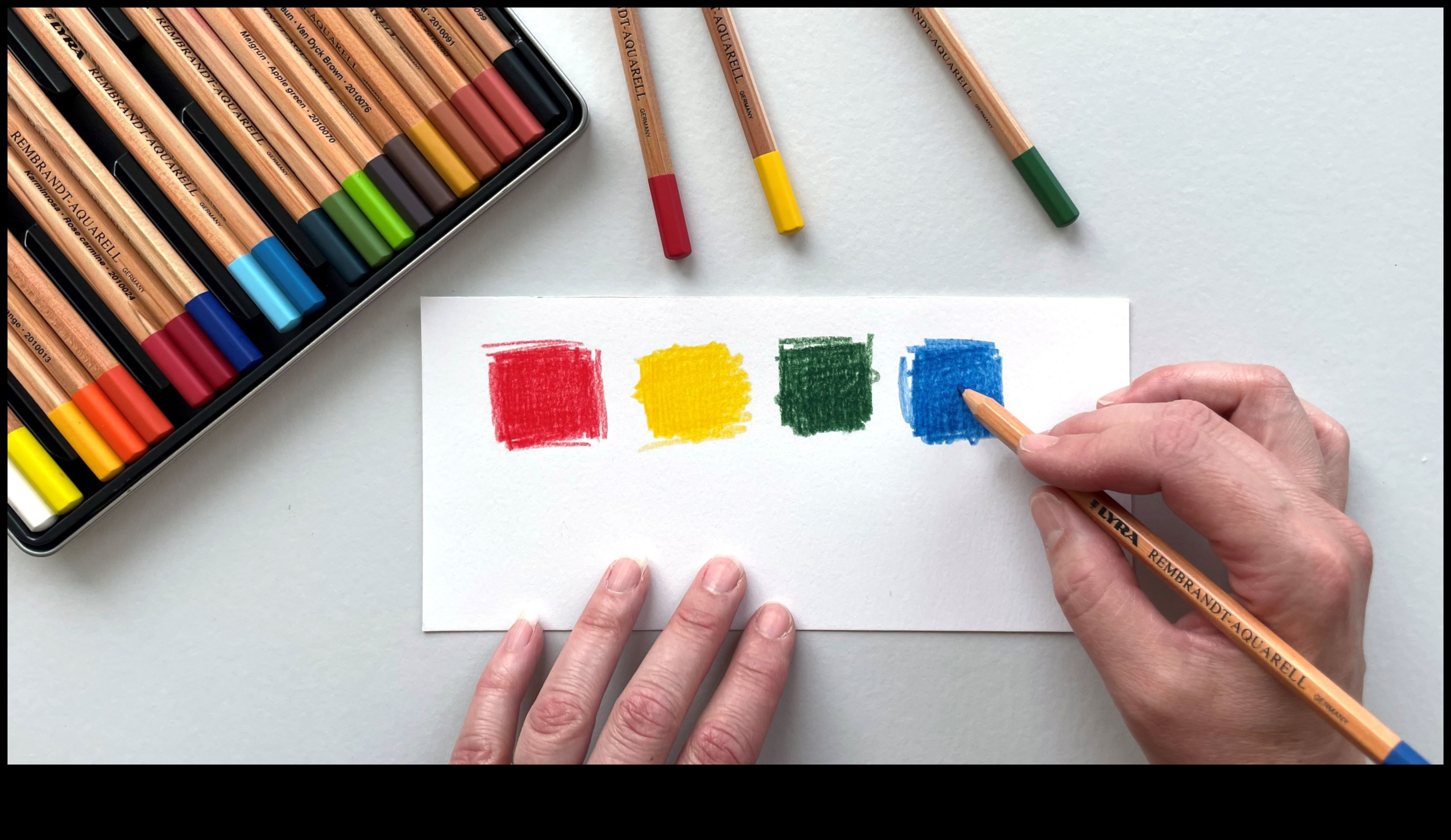 Nokrāsu burvība: izveidojiet burvīgas ainas ar akvareļu zīmuļiem