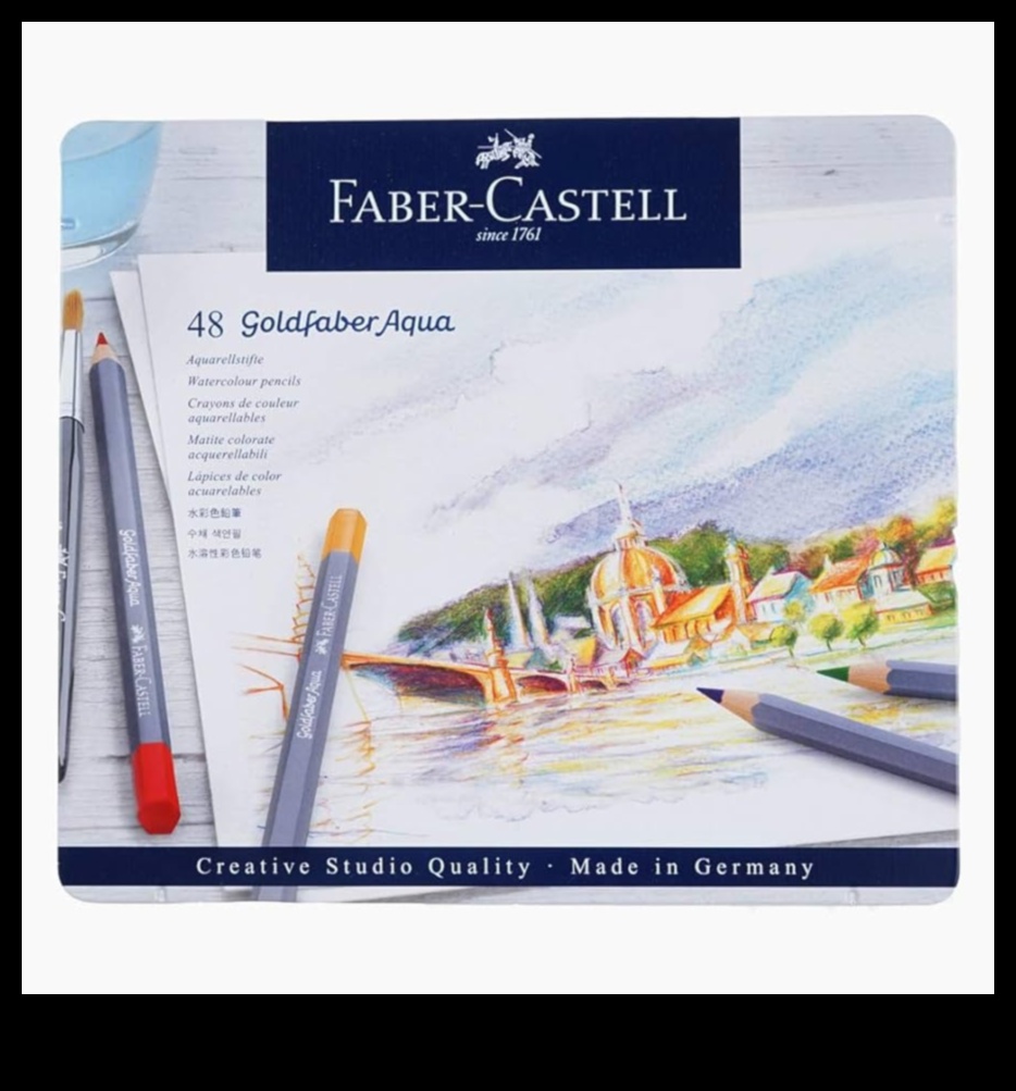 Nokrāsu burvība: izveidojiet burvīgas ainas ar akvareļu zīmuļiem