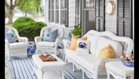 Kādi ir daži galvenie padomi, kā izrotāt āra atpūtas zonu ar jūras pieskaņām?