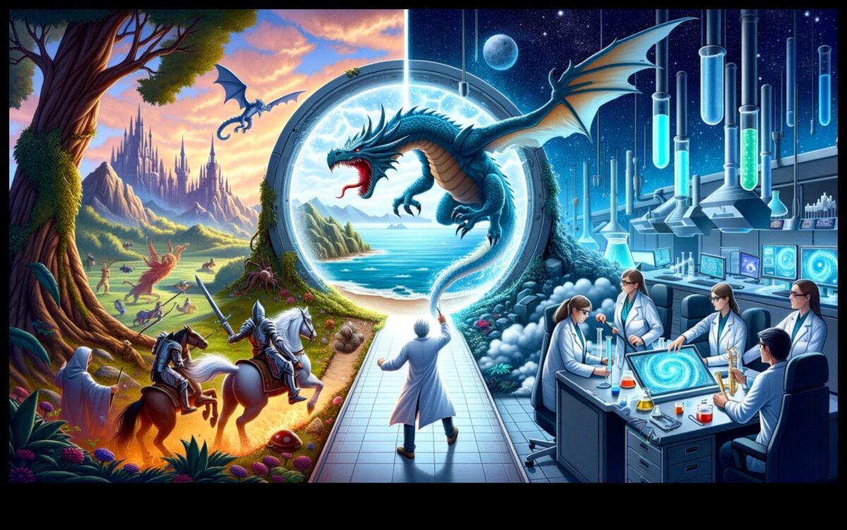 Iztēles sfēras: fantastisku pasaules ilustrācija