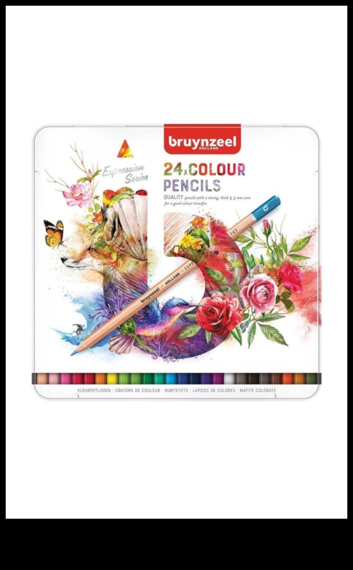 Ārpus reālisma: abstraktas izteiksmes krāsainu zīmuļu mākslā