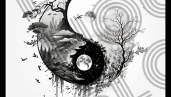 Melnbaltā harmonija: līdzsvara sasniegšana tintes mākslā