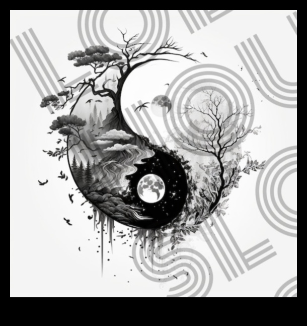 Melnbaltā harmonija: līdzsvara sasniegšana tintes mākslā