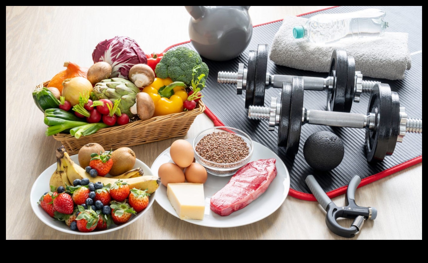 Sabalansēts uzturs fitnesa entuziastiem: ko iekļaut?