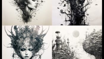 Tintes skicēšanas darbnīca: mākslinieciskās meistarības paņēmienu izpēte