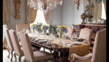 Viktorijas laika ēdamistabas dekoru idejas