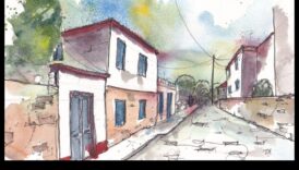 Zīmulis un bruģis: pilsētas ielu faktūras tveršana